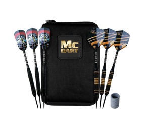 McDart Tasche mit 6 Steeldarts und Zubehör