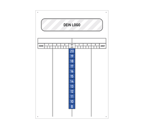 Scoreboard mit Wunschdruck 40 x 60 cm