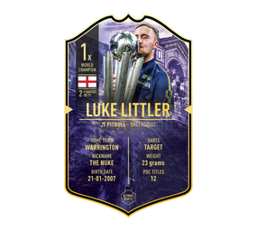 Ultimate Darts Card - Luke Littler World Champion