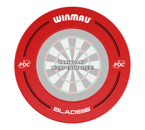 Winmau PDC Dartboard Surround - Rot