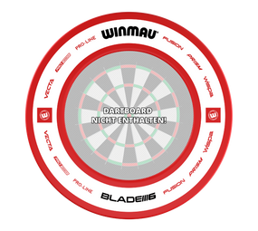 Winmau Pro-Line 2.0 Dartboard Surround - Rot