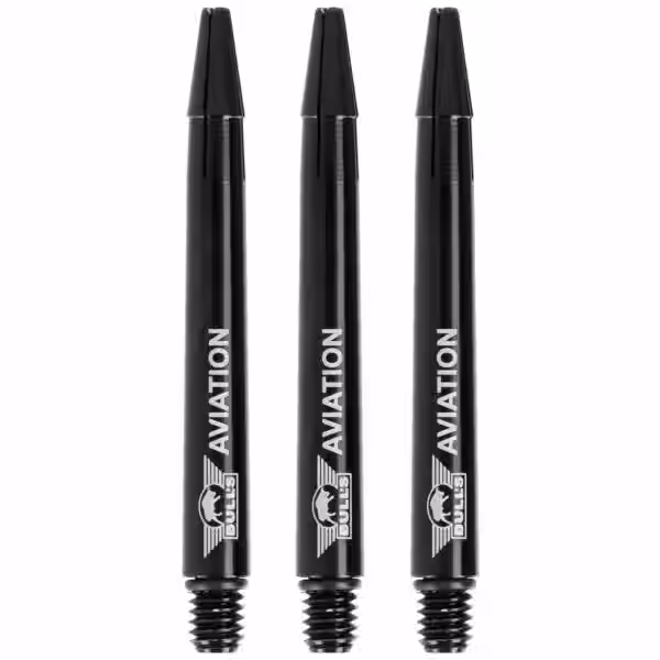 Aluminium Dartshaft Aviation schwarz