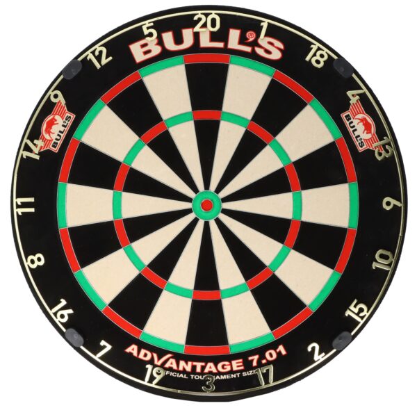 Bulls Advantage 701 Dartboard mit goldenem Zahlenring