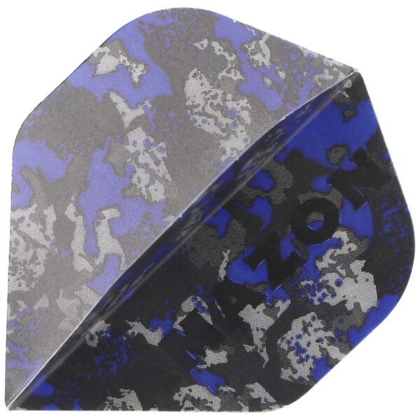 Dart Flights Camouflage blau Standard No.2