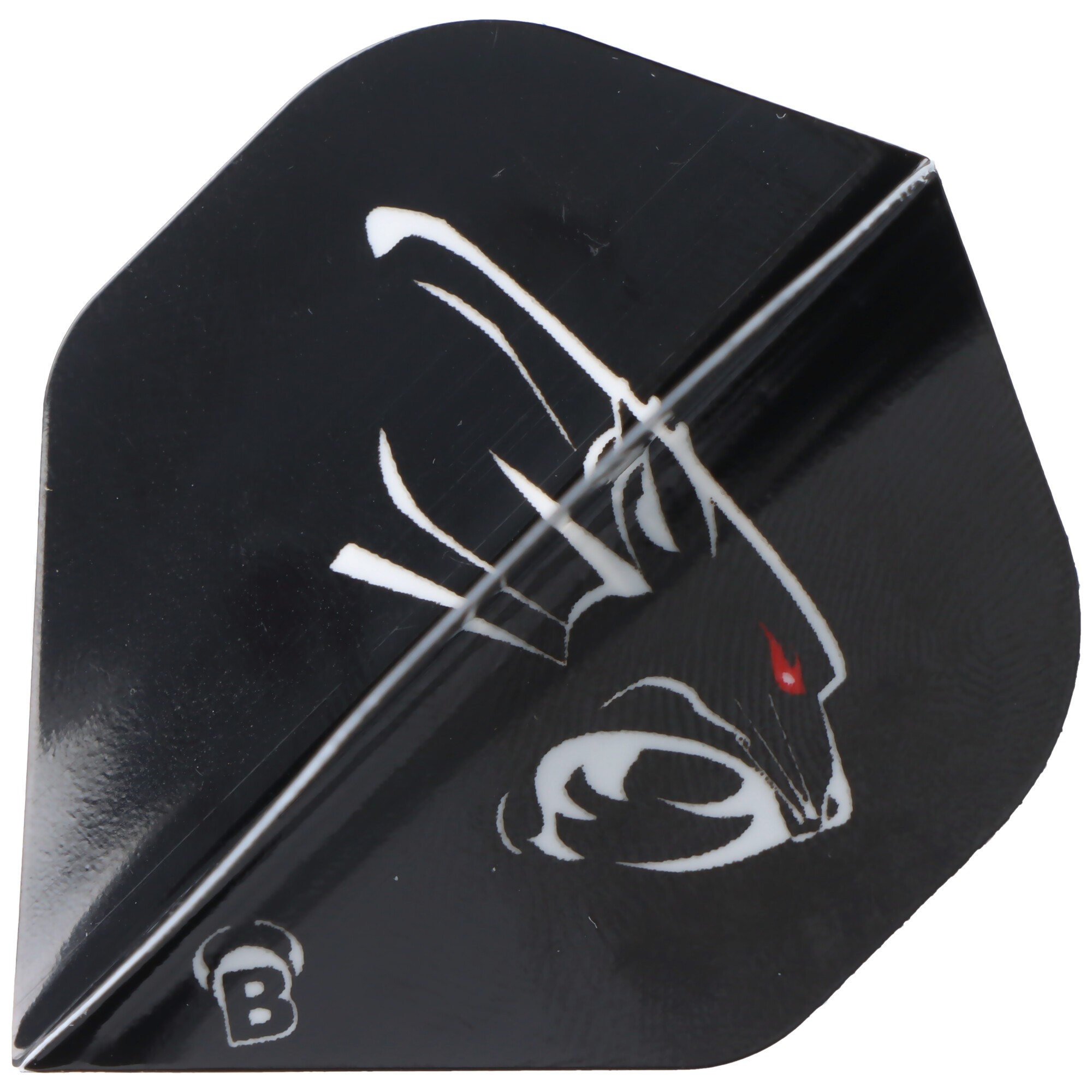 Dart Flights schwarz Panther