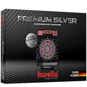 Dartautomat Karella Premium Silver mit Turniermaßen