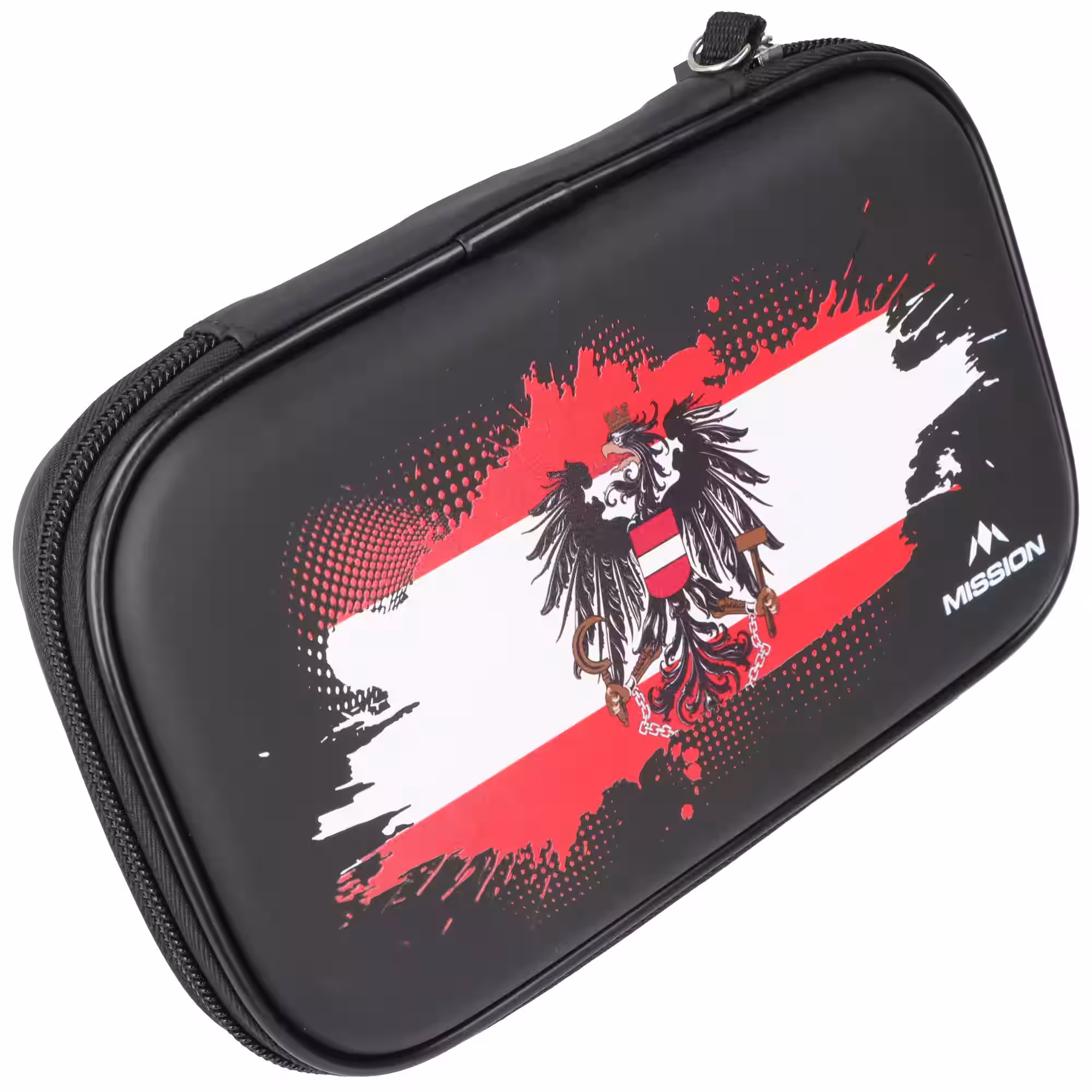 Darttasche, Dartcase EVA, Motiv Österreich, Dartbag für 6 Darts 1 Darttasche
