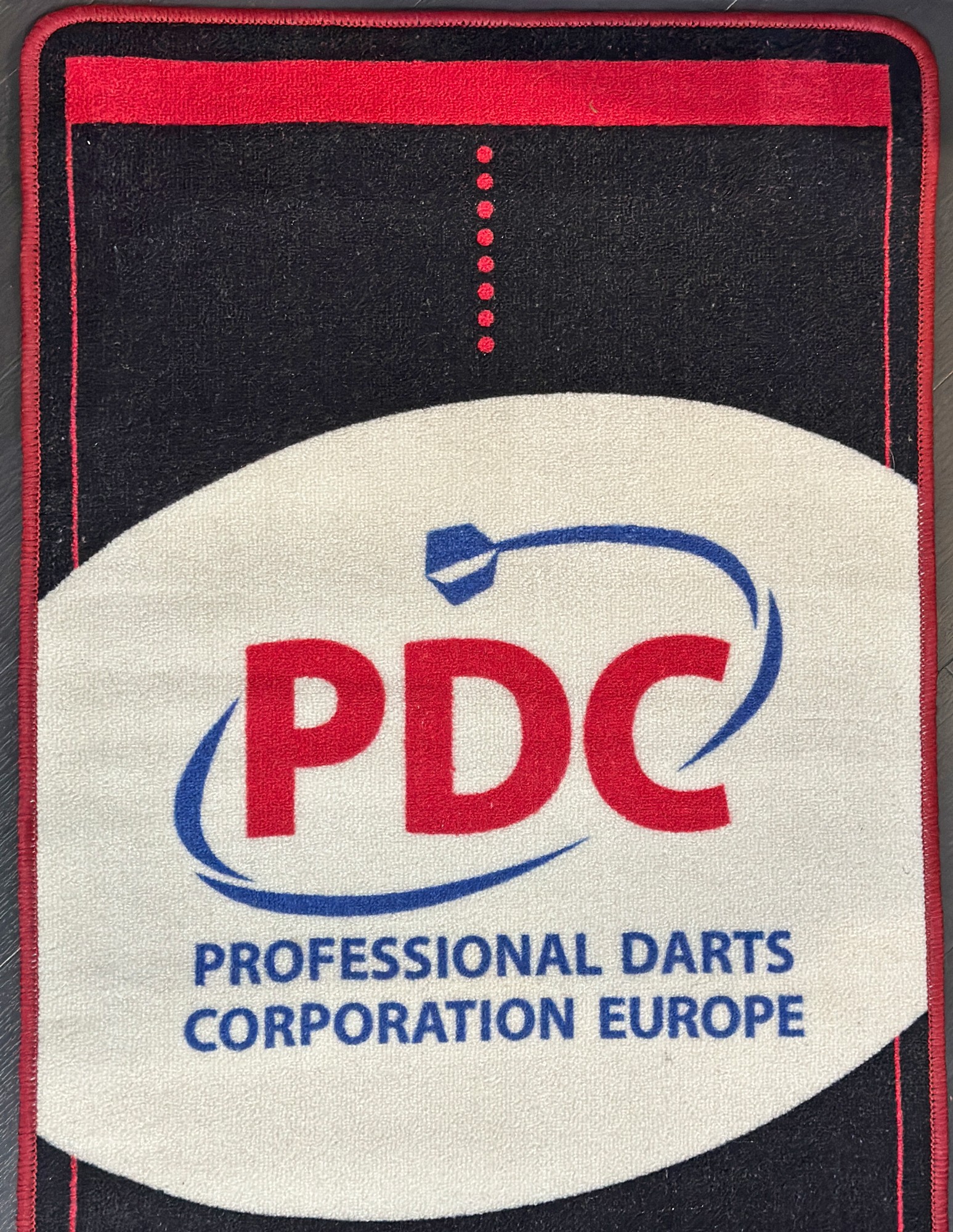 PDC professional Darts corporation Europe Dartteppich