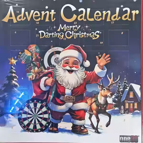 Steel Dart Adventskalender 23 Teile mit einfachem Dartboard