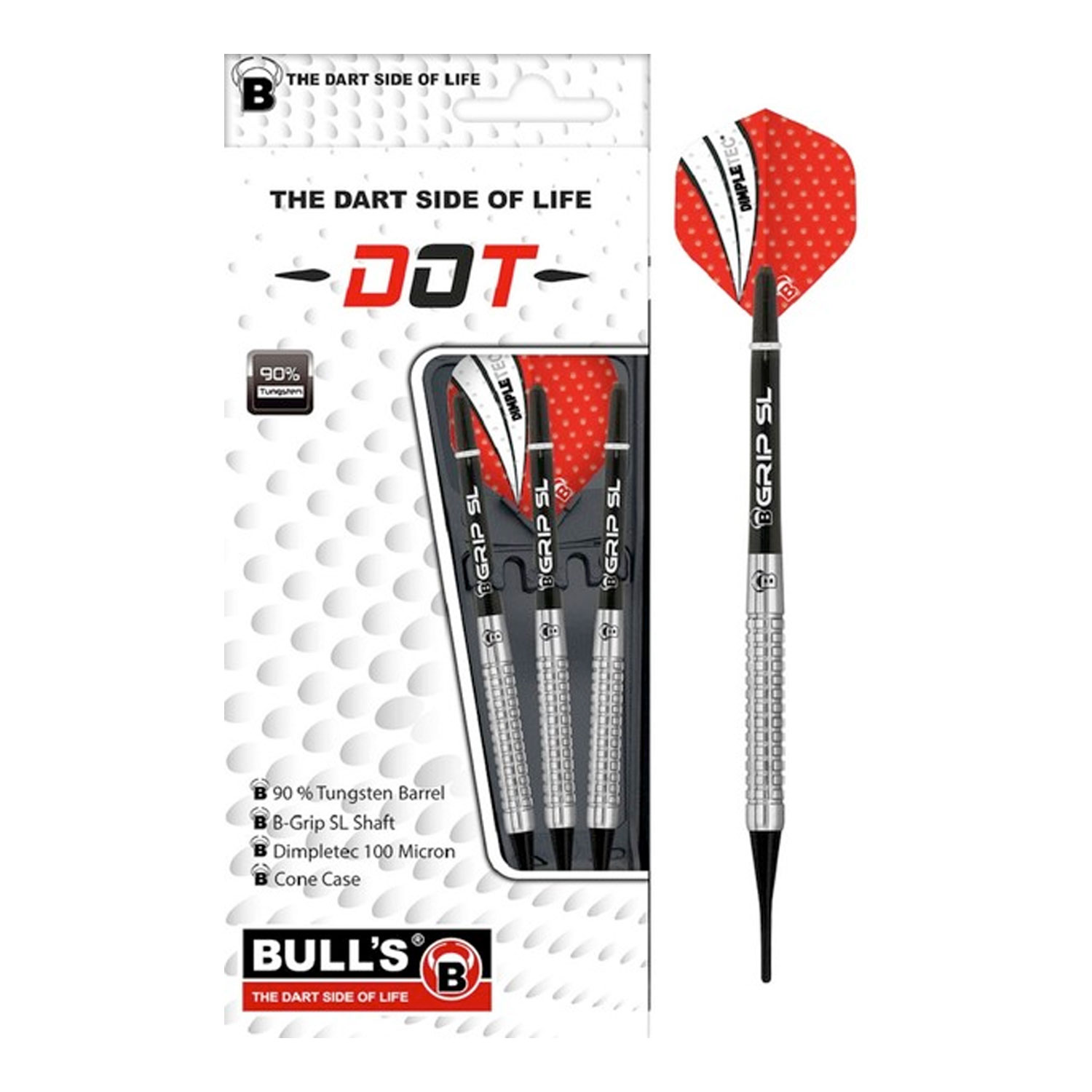 BULL'S Dot D5 90% Tungsten Softdarts 20g