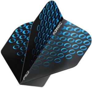 Hardcore Ionic Blue Circles Dart Flights