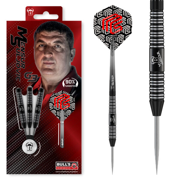 Mensur Suljovic G3 90% Tungsten Steel Dart 23g