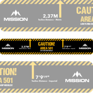 Mission Throw Line Oche Heavy Duty Caution Area 501