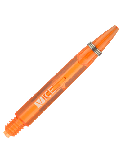 One 80 Vice Grip Shaft Transparent Short Kurz Orange 35mm