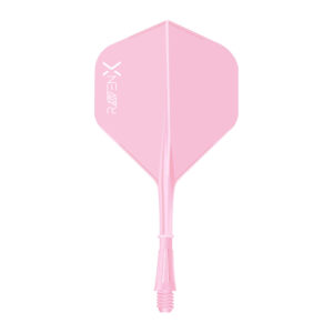 RavenX Dart Flights - Schaft und Flight in einem - 6 St?ck - No.2 Pink