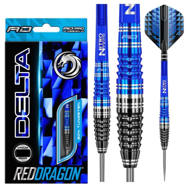 Red Dragon Delta 2 Steeldarts 90% Tungsten 26g