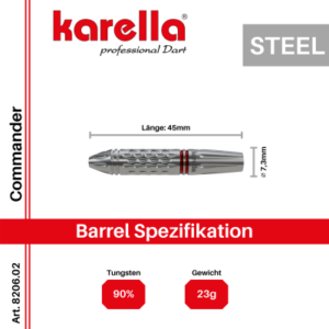 Steeldarts Karella Commander