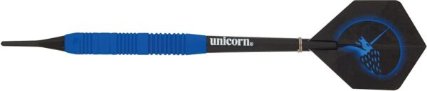 Unicorn Core Plus Rubberised Blue Brass Soft Darts 16g