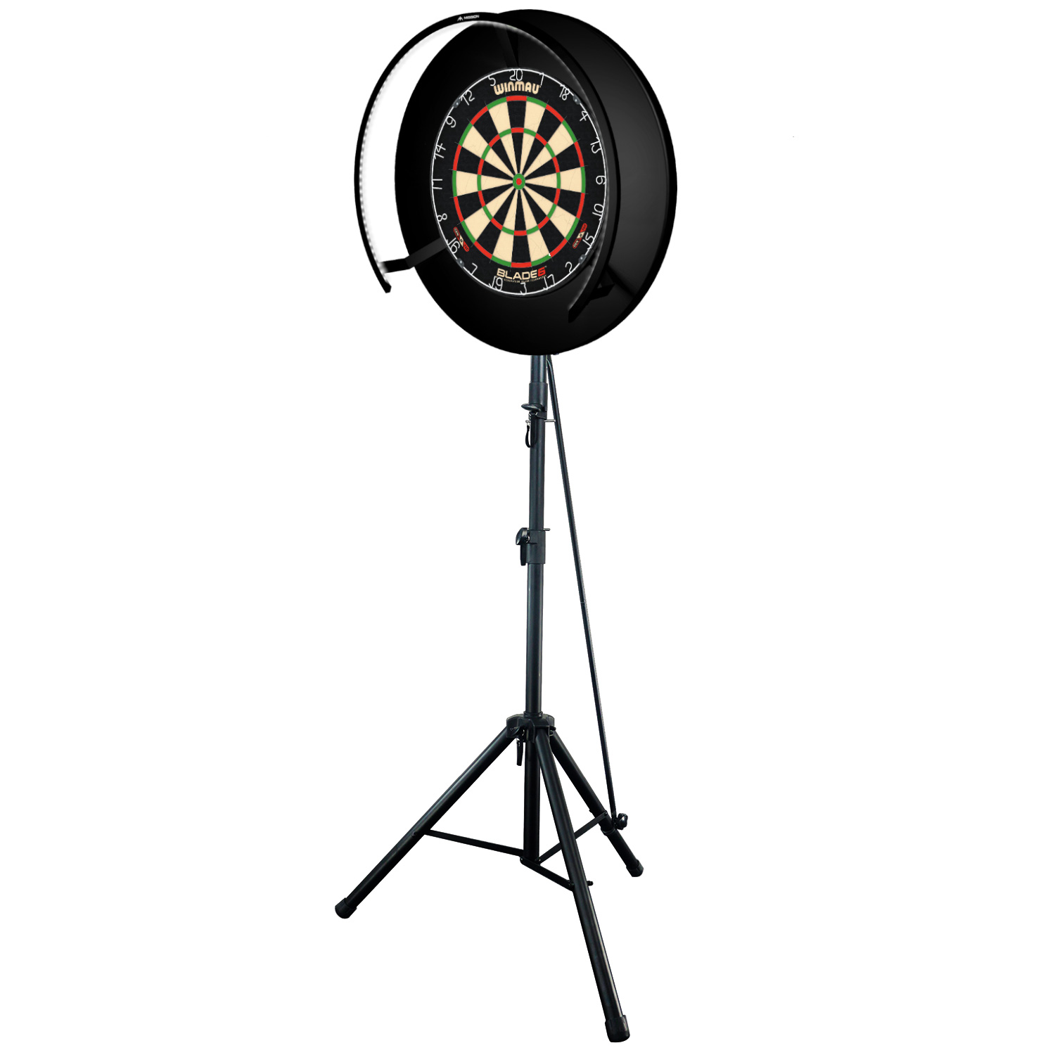 Winmau Blade 6 Set mit Lichtring Mission Torus 270